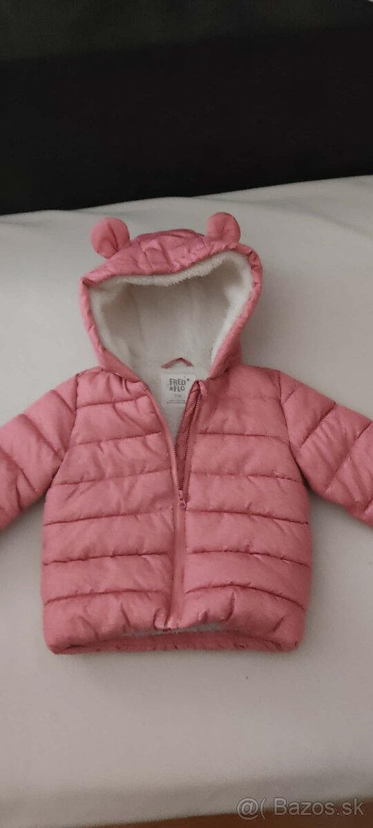 Zimné bundy pre malinké dievčatko