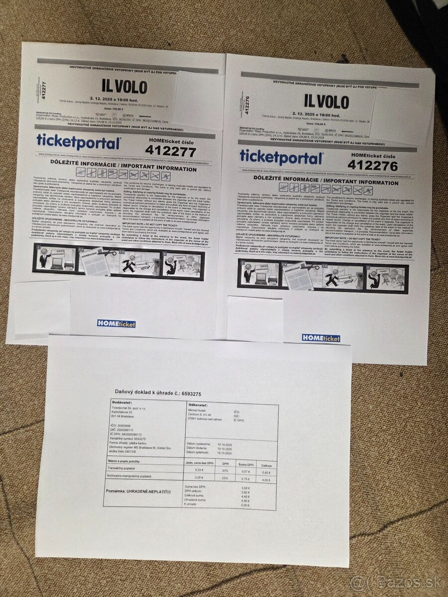 Il volo, 02.12. 2025