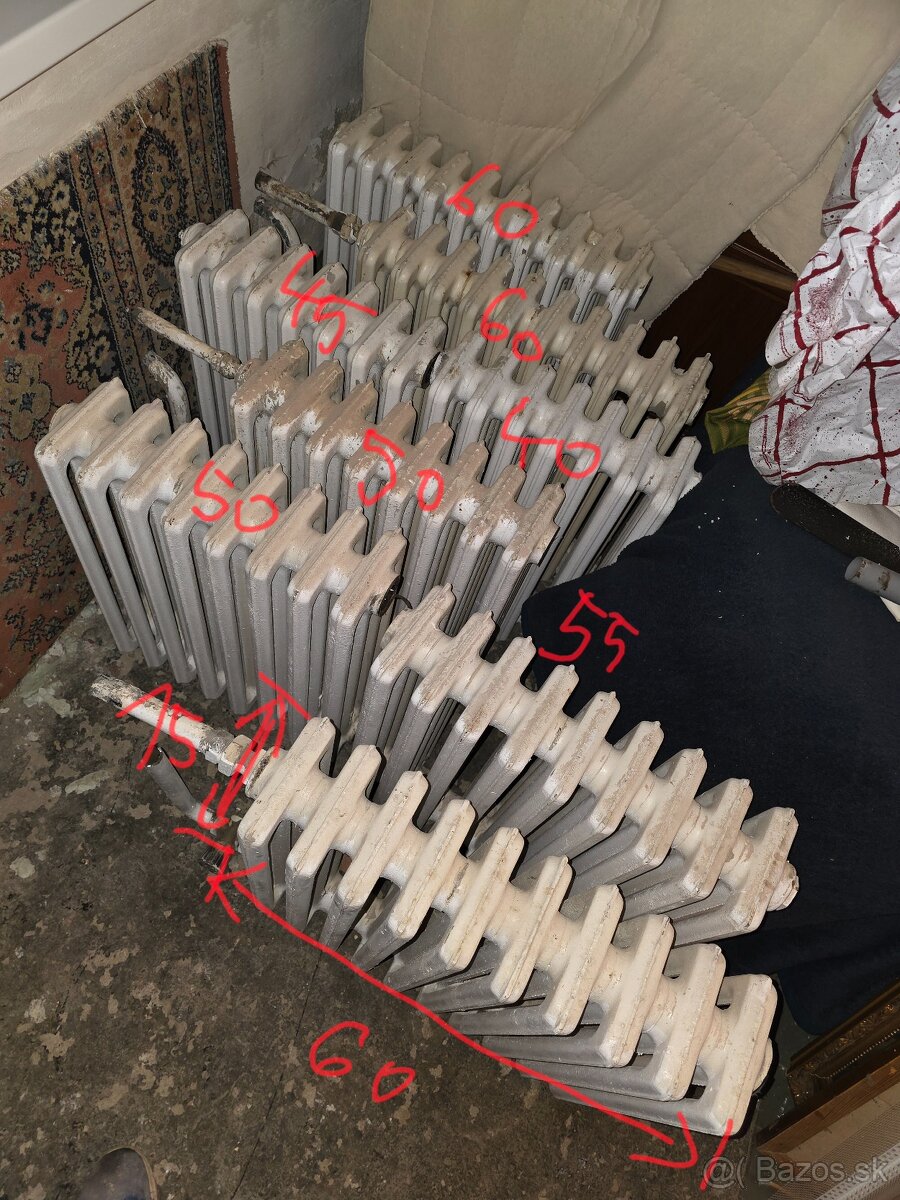 Predam liatinove radiatory