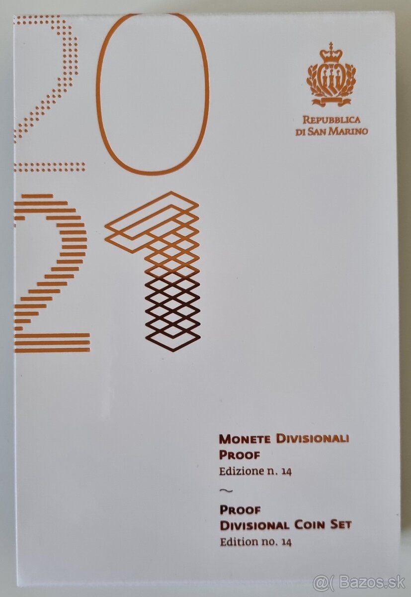 San Maríno, Vatikán - sady v originálnych obaloch