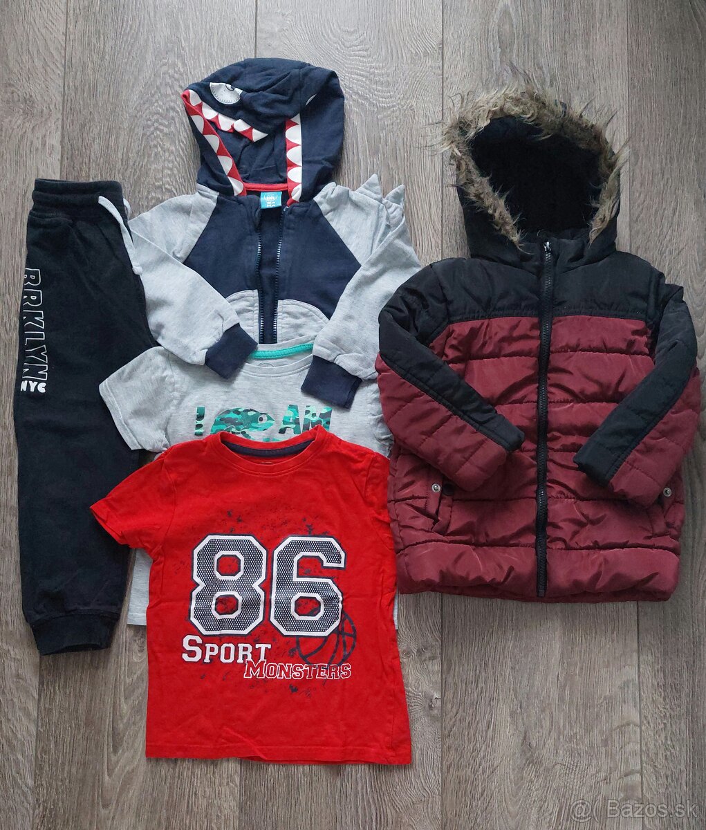 Zimna bunda pre chlapca vel. 104