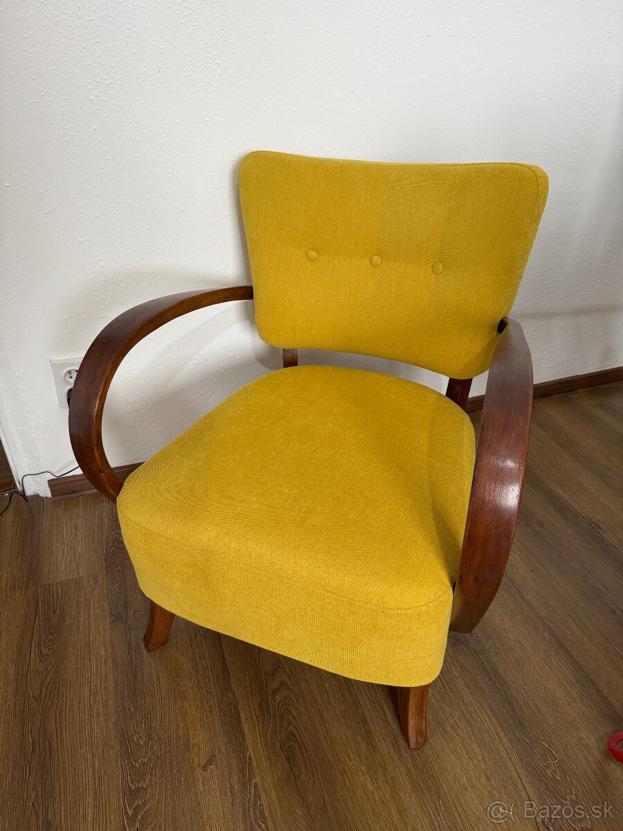 2x Retro kreslo halabala