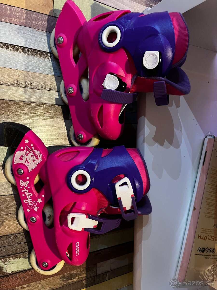 Dievčenské kolieskové korčule Oxelo