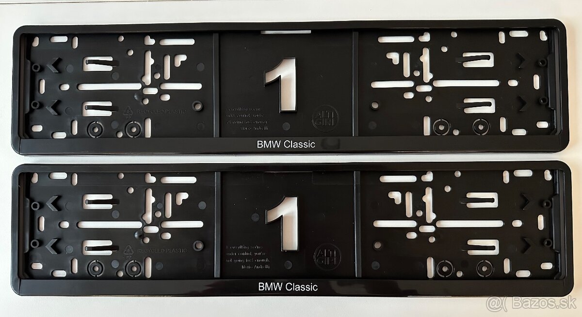 BMW Classic úzké podložky pod SPZ