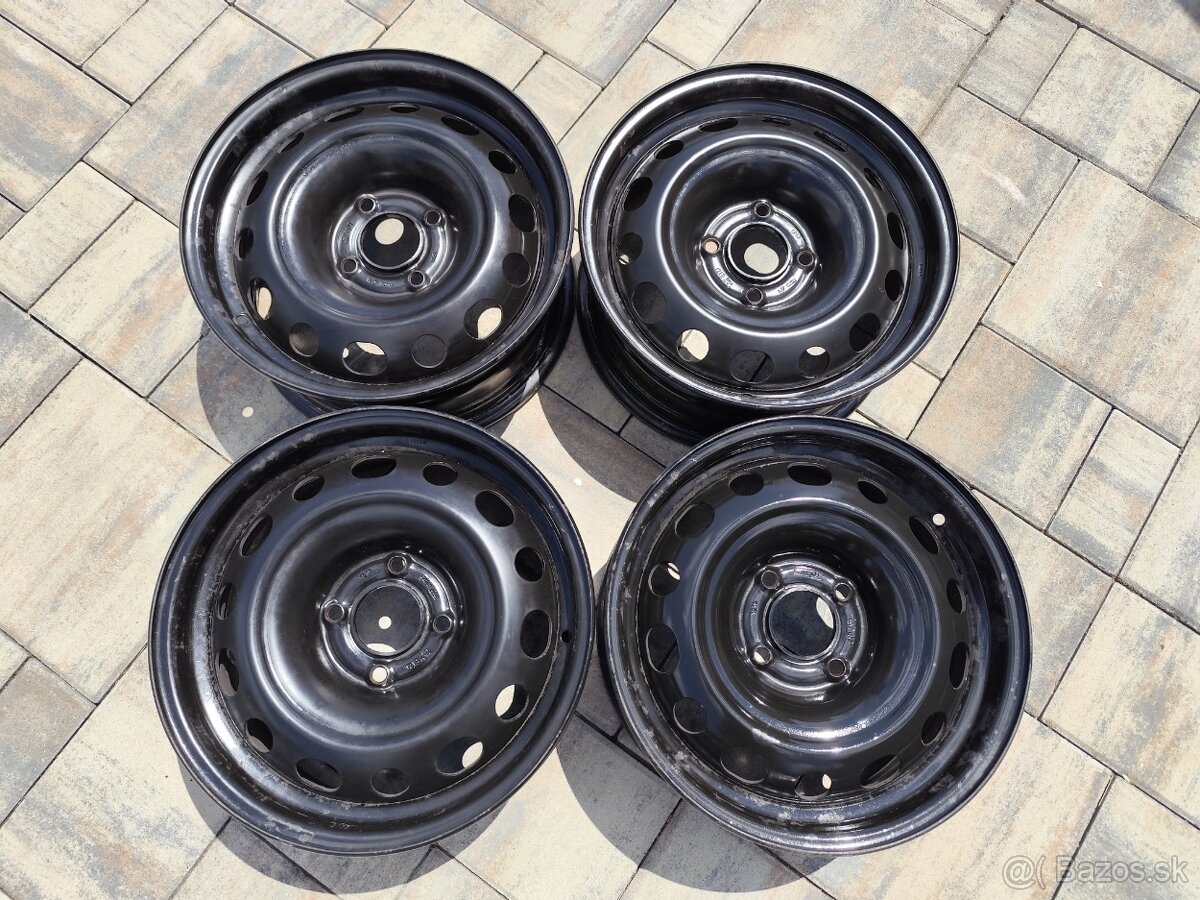 4x108 r15 plechové disky Peugeot, Citroen