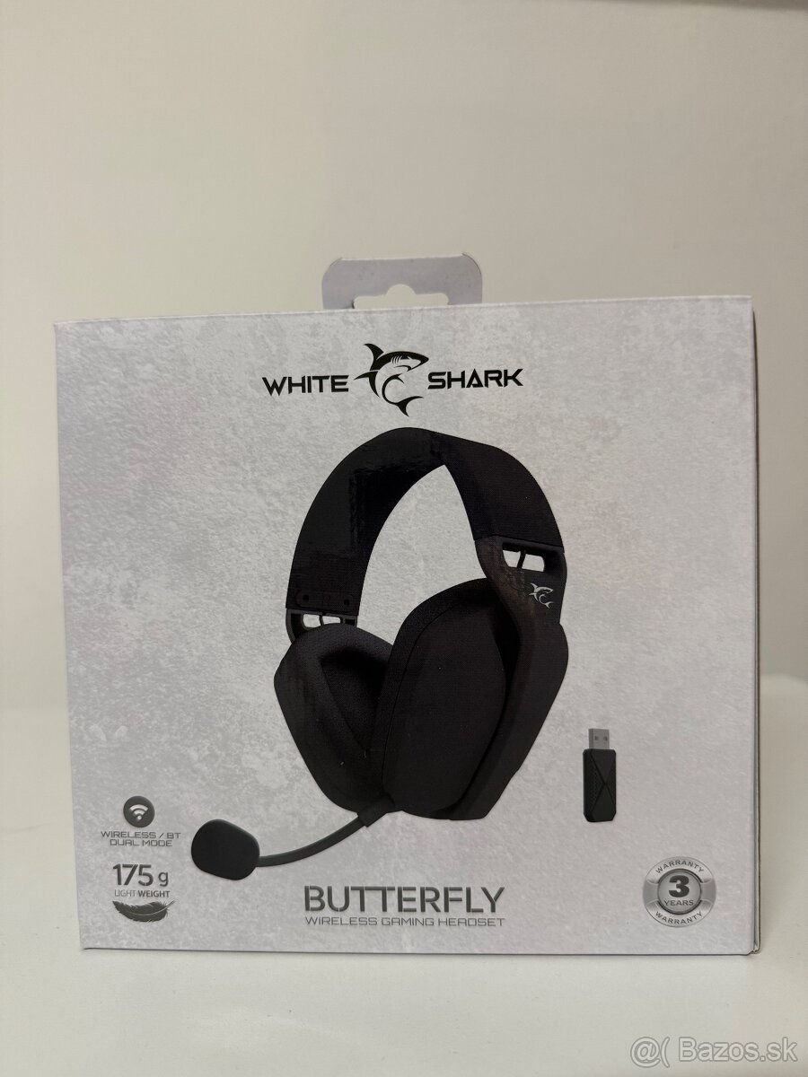 Herné slúchadlá White Shark - Butterfy ( PS4, PS5, PC )