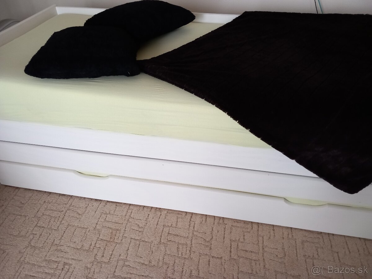 Skladacia posteľ - 3 postele 200 x 90