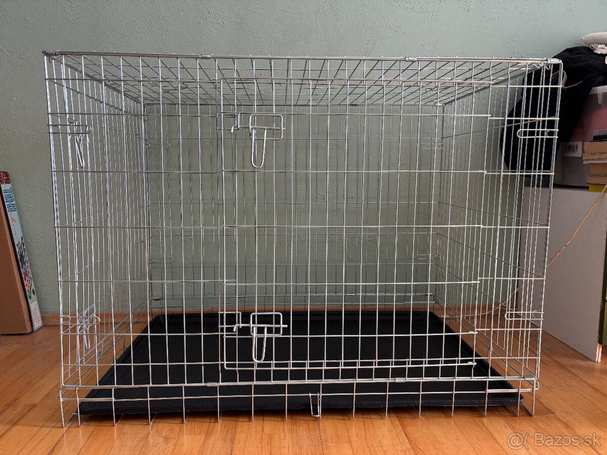 Klietka pre väčšieho psa – 109 × 71 × 79 cm