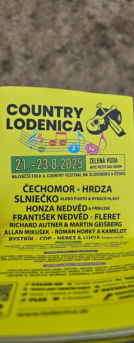 Predám 2 permanentky na Country Lodenica 2025