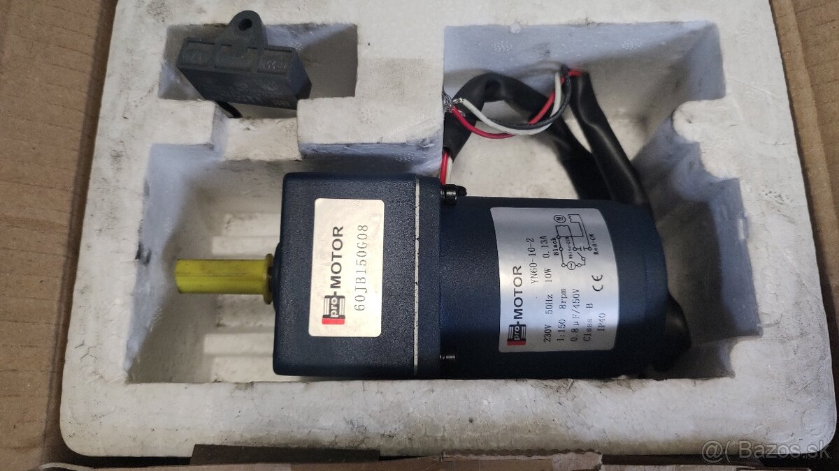 Motor z prevodovkou 230V