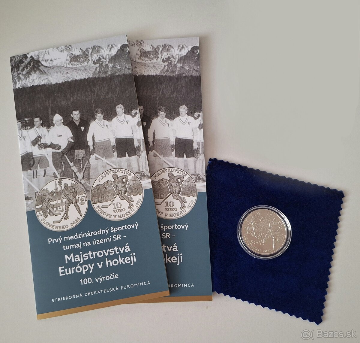 Majstrovstvá Európy v hokeji 10€ BK pamätné mince