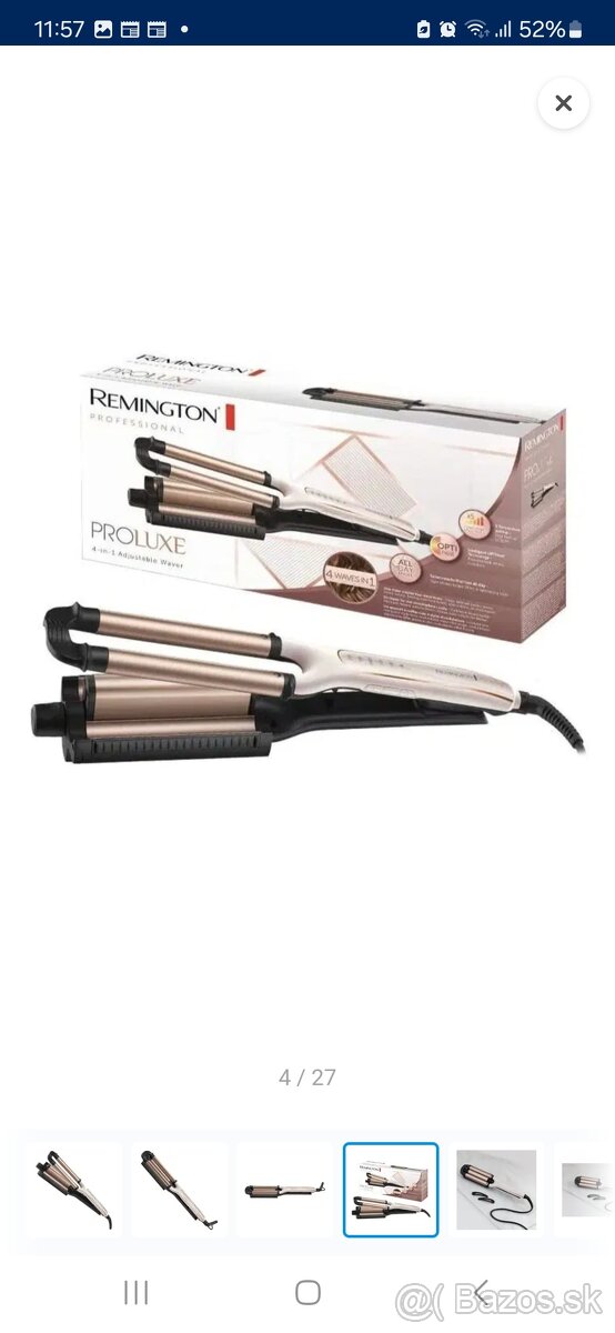 Nová kulma remington 4v1 nová + predĺžená zaruka