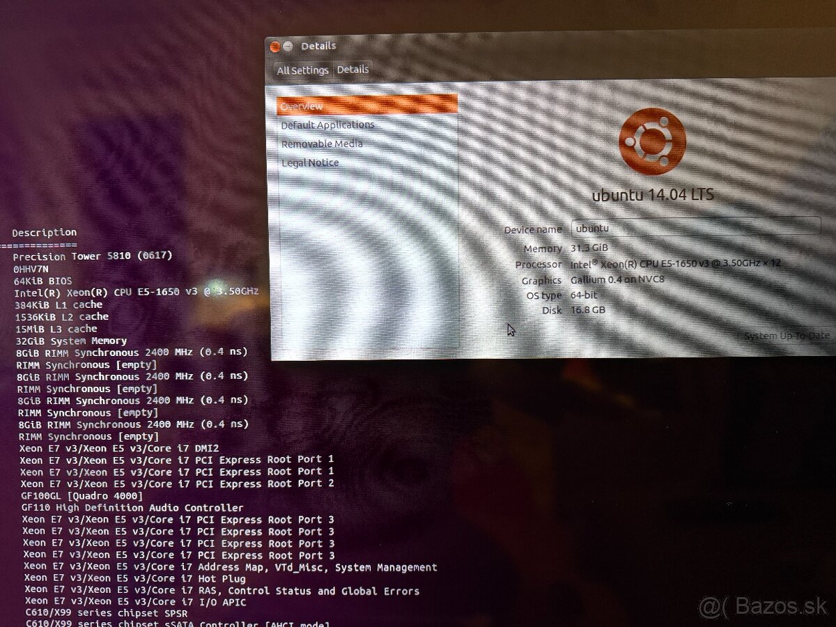Dell Precision Tower 5810 s NVIDIA Quadro RTX 4000