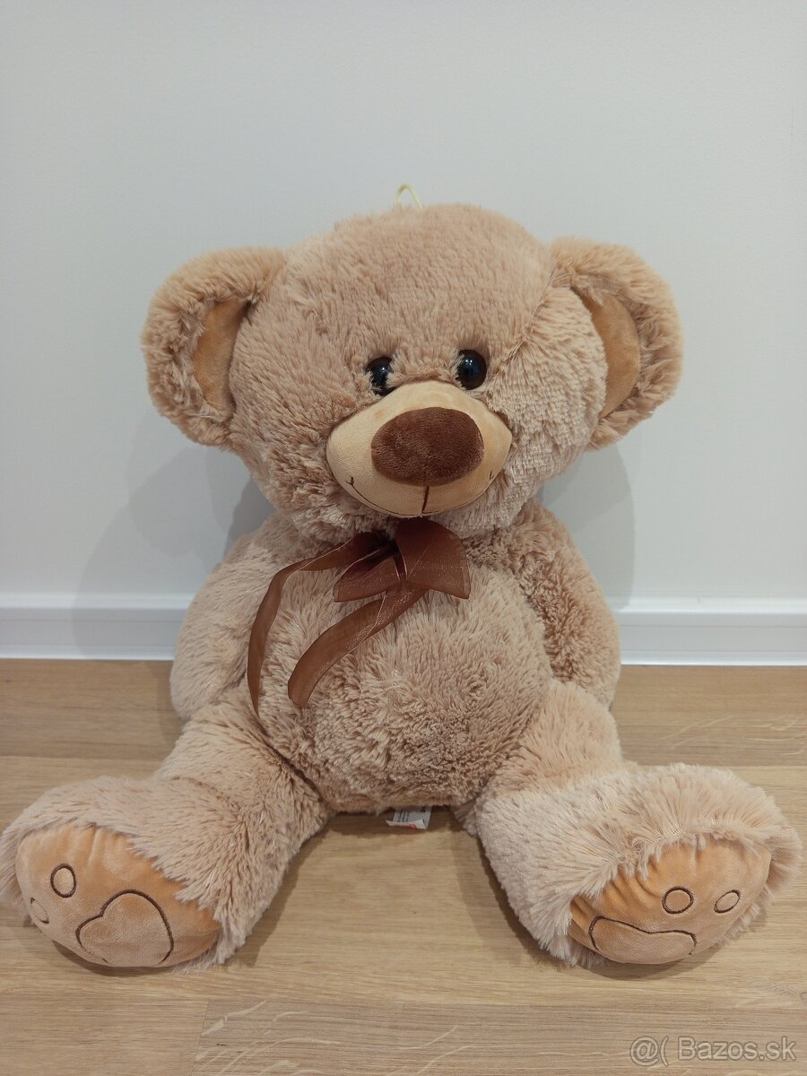 Plysovy medved, vyska 55cm, ako novy