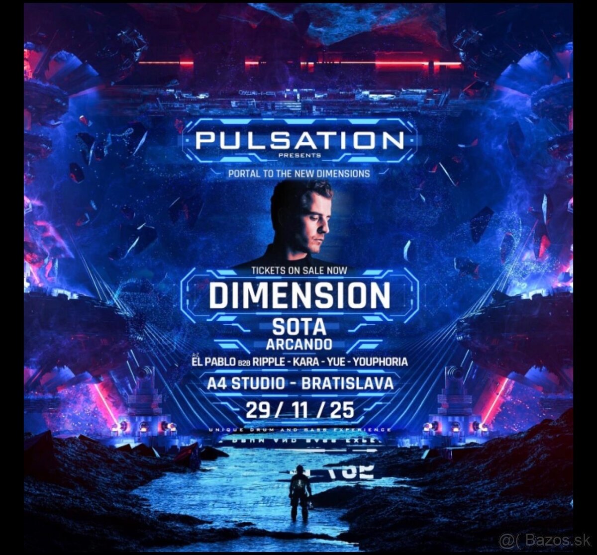 Dimensions a4 29. 11 Bratislava lístok vstupenka