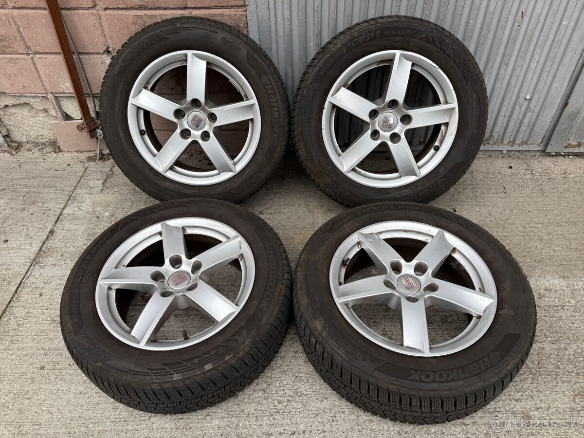 16" Elektrony 5x112 so zimnymi pneumatikami 205/60 R16