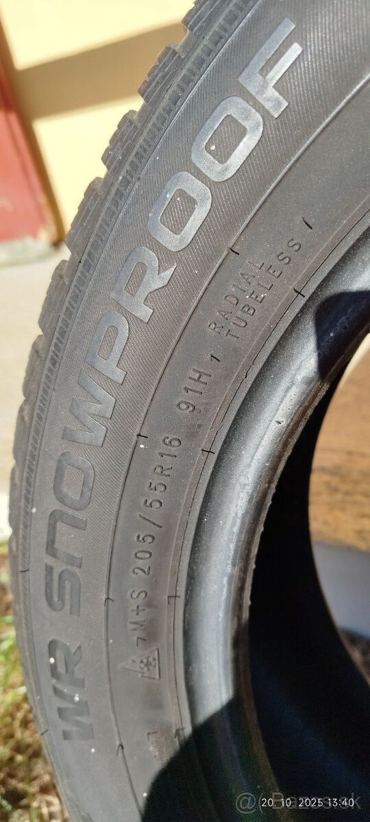 Zimné pneumatiky nokian 205/55/r16