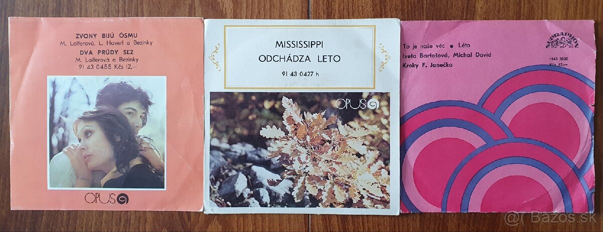 3 SP gramofónové platne