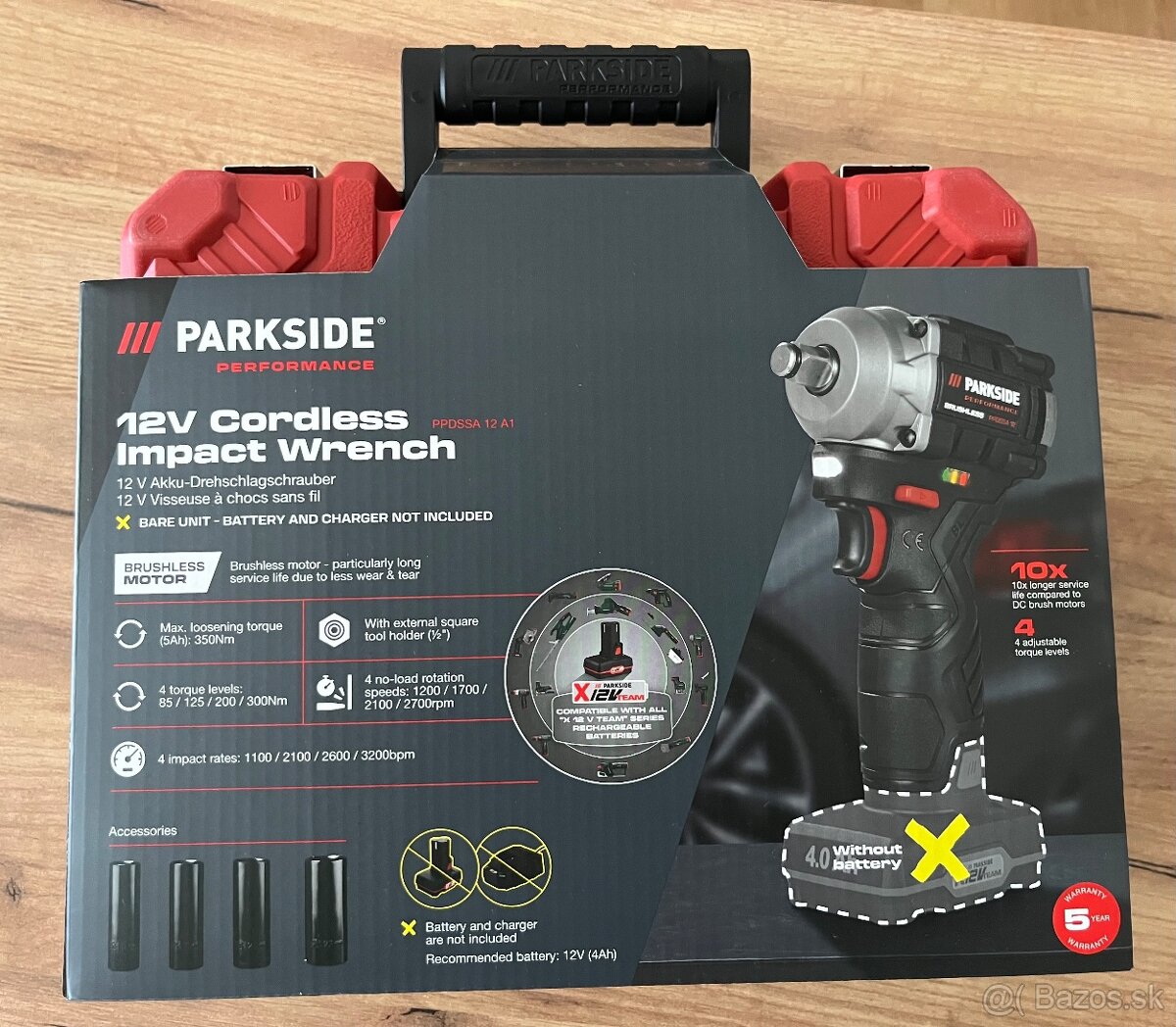 Parkside performance razovy utahovak