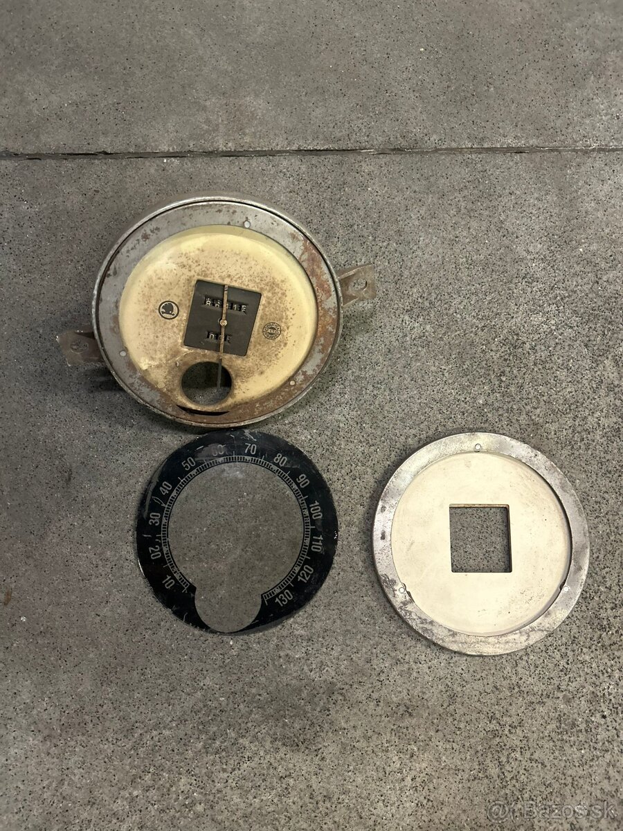 Tachometer veterán ŠKODA POPULAR