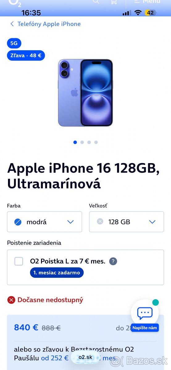 iPhone 16 128gb