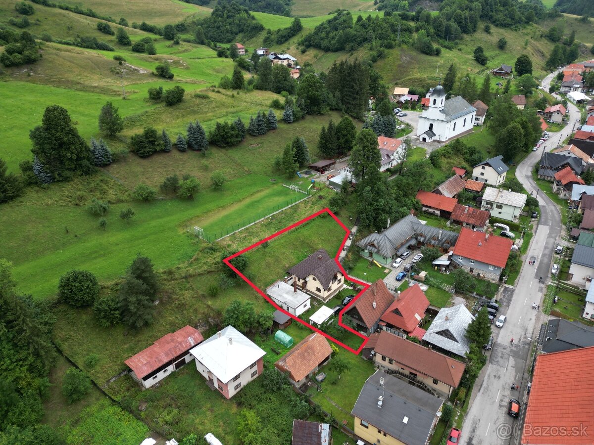 Rodinný dom v centre obce /841 m2/ Liptovské Revúce