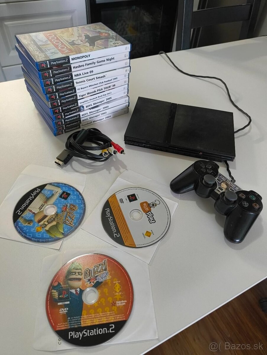 Playstation 2 prislušenstvo + hry