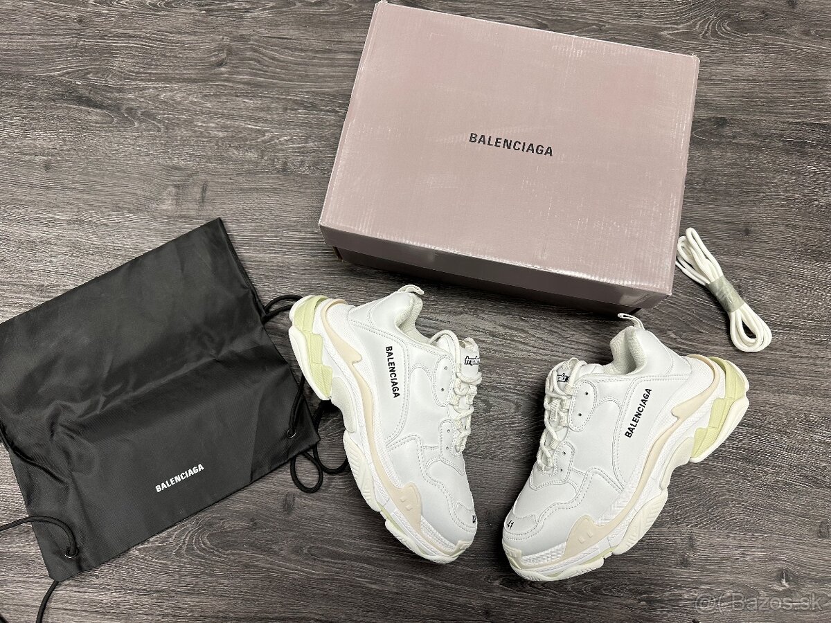 Balenciaga Triple S White full balenie
