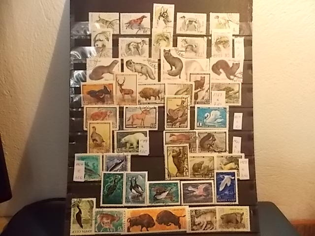 Poštové známky SSSR - fauna