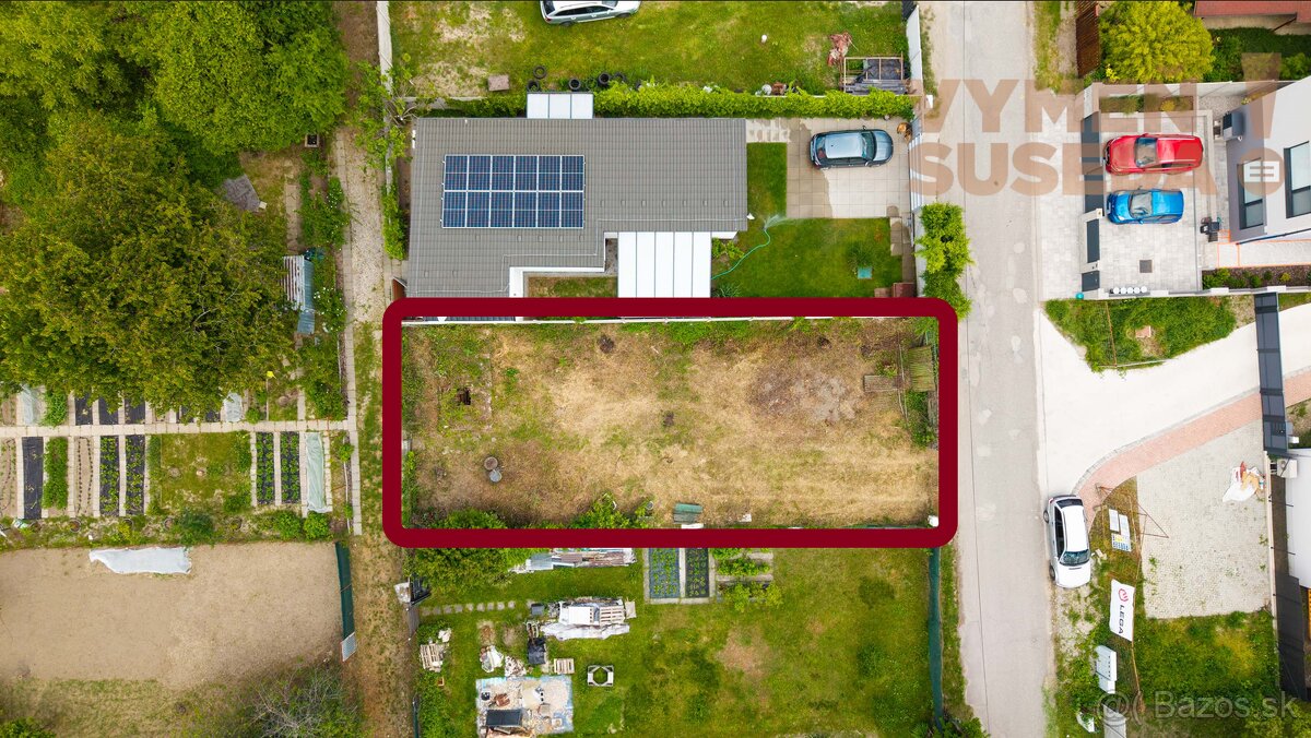 VYMEŇ SUSEDA - VÝNIMOČNÝ STAVEBNÝ POZEMOK, BOČNÁ ULICA, BRA