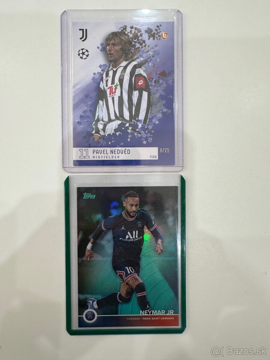 TOPPS FUTBALOVÉ KARTIČKY LIMITOVANÉ KARTY ZBERATEĽSKÉ