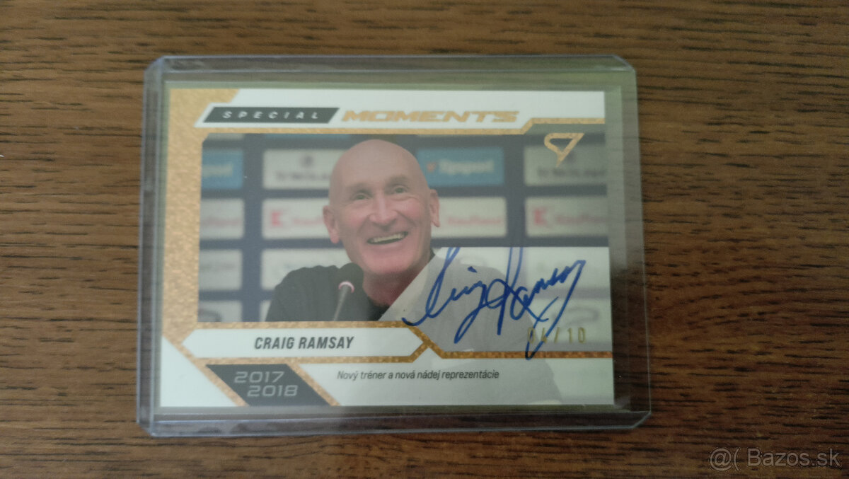 ZBERATEĽSKÝ SKVOST Craig Ramsay hokejová / zberateľská karta