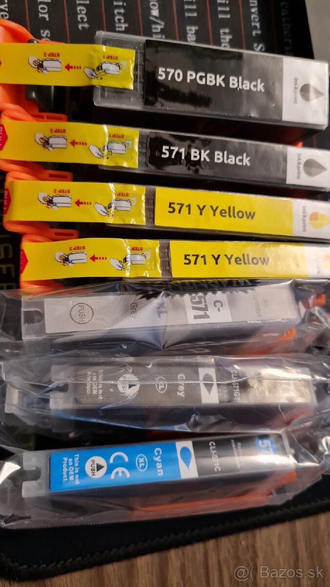 Cartridge toner canon pixma 570 571