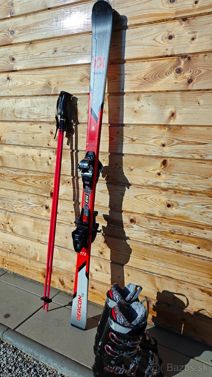 LYŽE VOLKL DEACON 7.2 172CM + NORDICA HOT ROD 28CM