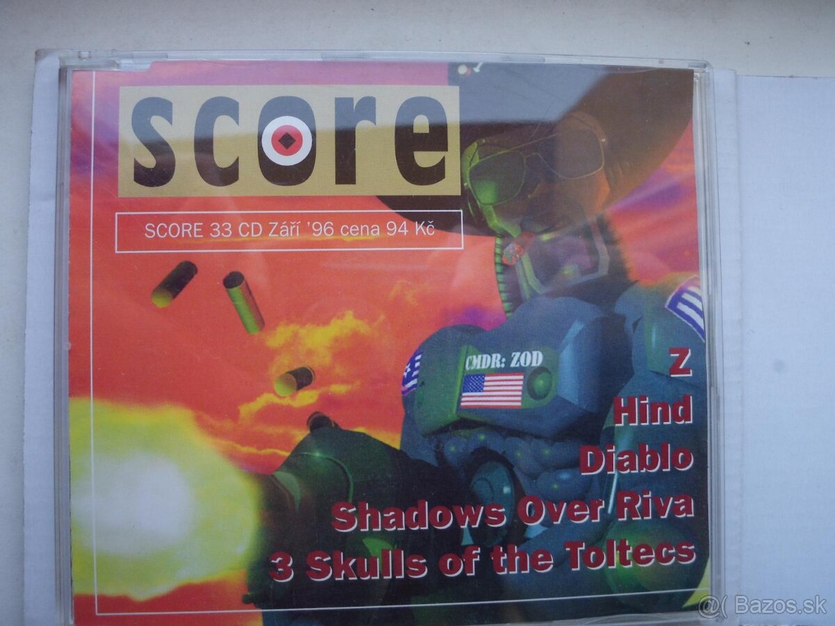 CD/DVD prilohy k hernym casopisom Score,Level,Doupe