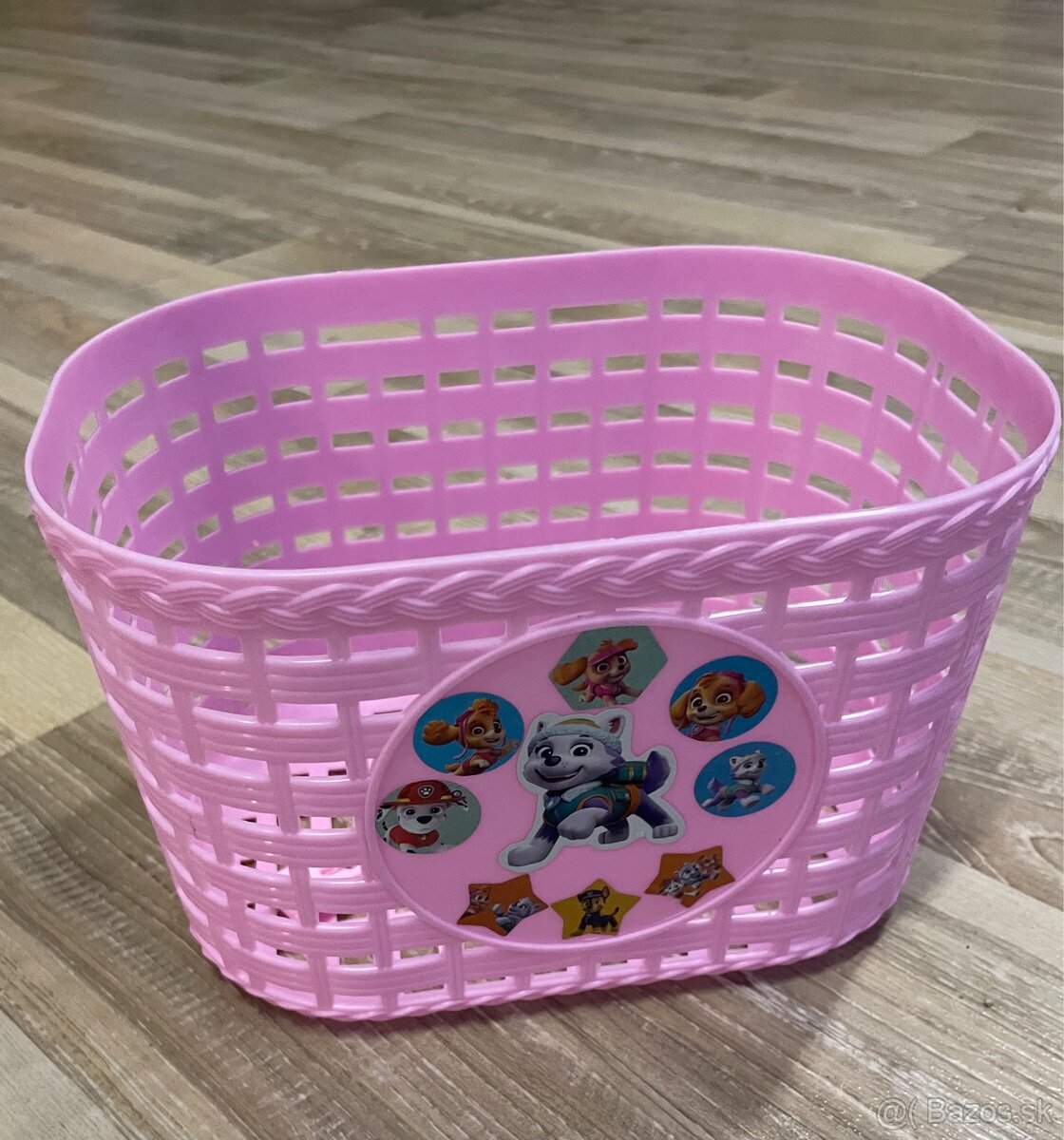 Detský rúžový košík Labková Patrola