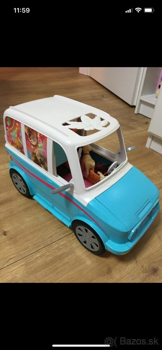 Mattel/Barbie auto so psami