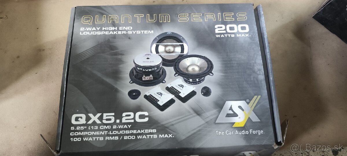 NOVÝ ESX QX5.2C Quantum Series – Stredobasy 13cm