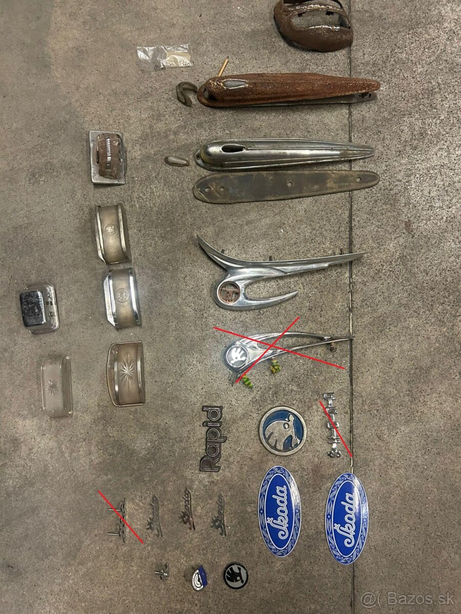 Doplnky, znaky na veterány ŠKODA