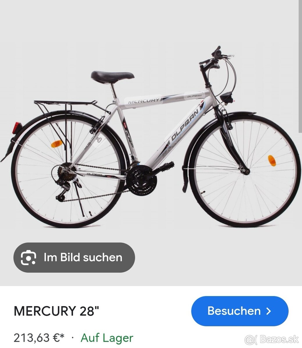 Pansky bicykel Olpran Mercury - nepouzivany