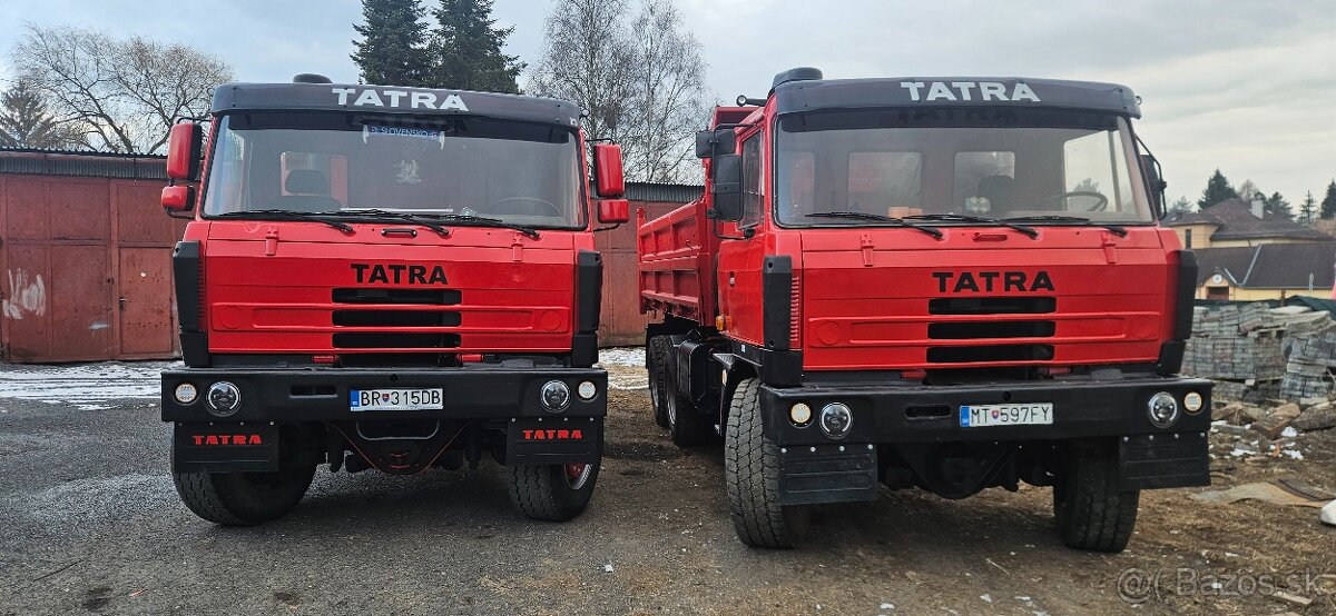 Dovoz sypkých materiálov vozidlom tatra 815,zemné a výkopové