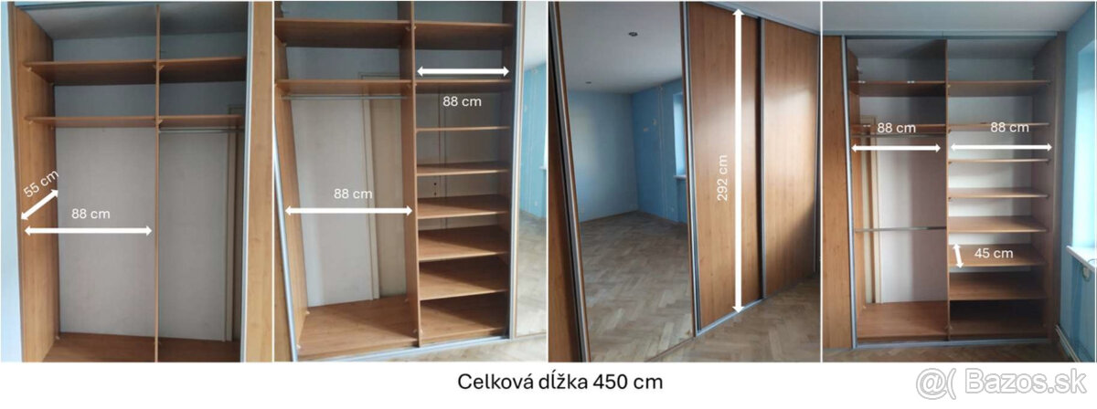 Veľká vstavaná skriňa