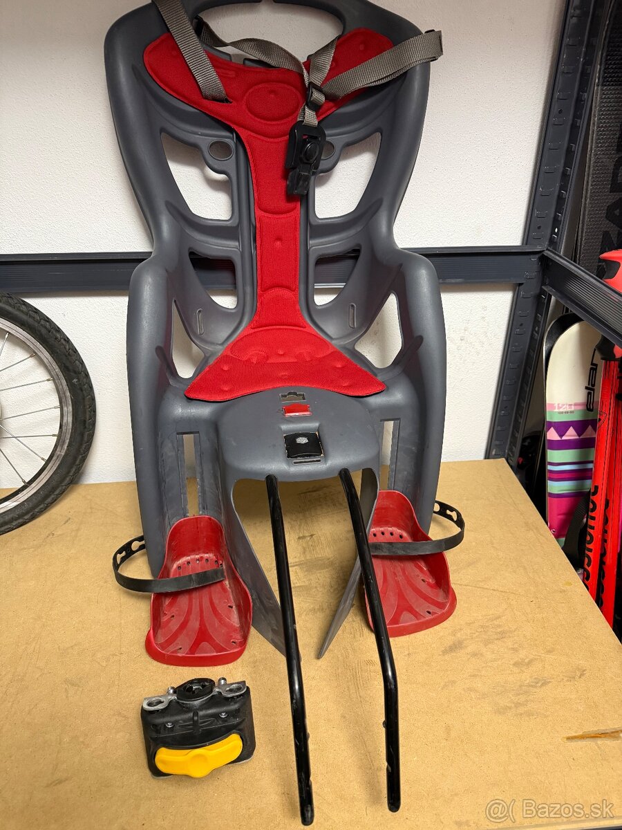 Sedačka na bicykel do zadu