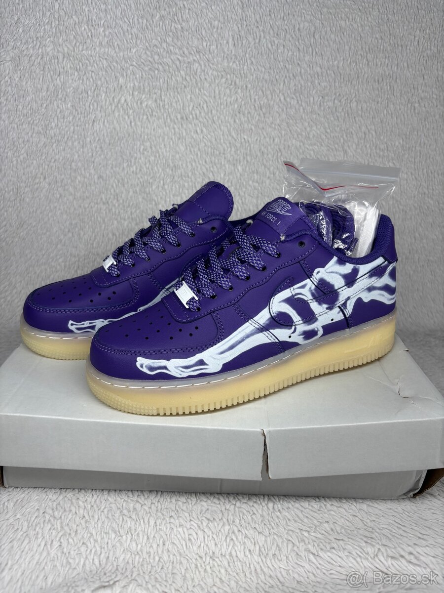 Air force 1 Halloween Skeleton Purple - 38