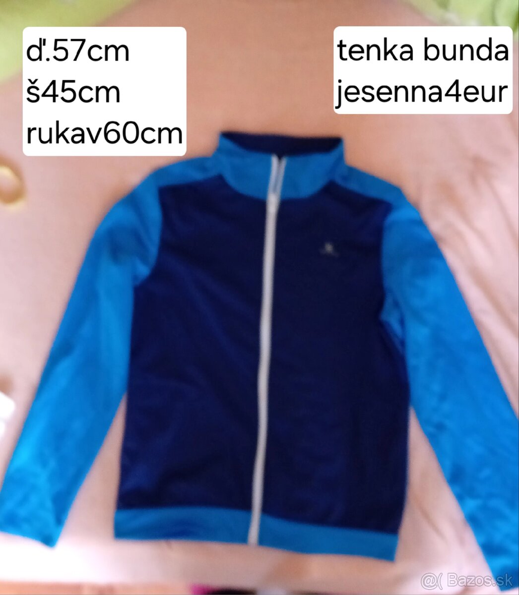 Predám detské tenké jesenné bundy od 5- 10 eur.