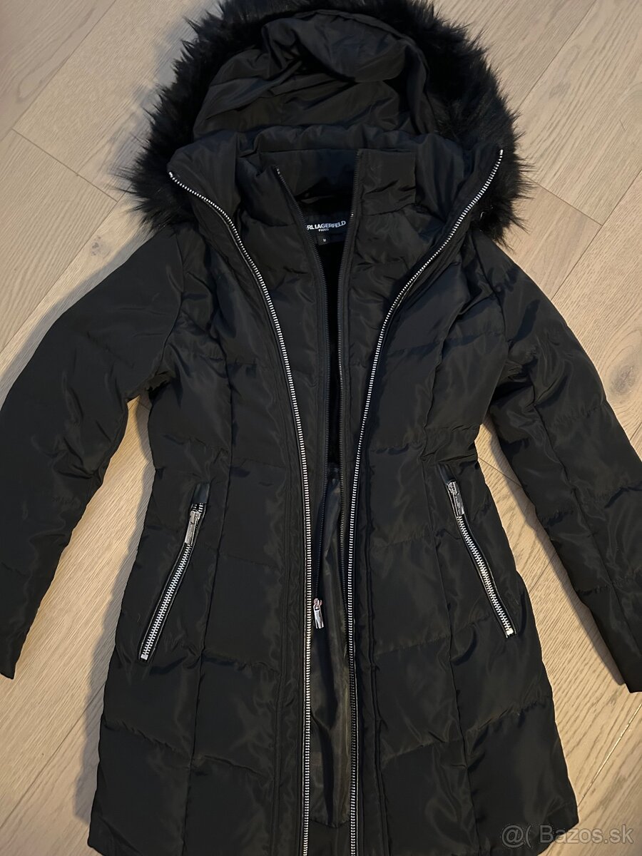 Karl Lagerfeld bunda M čierna originál