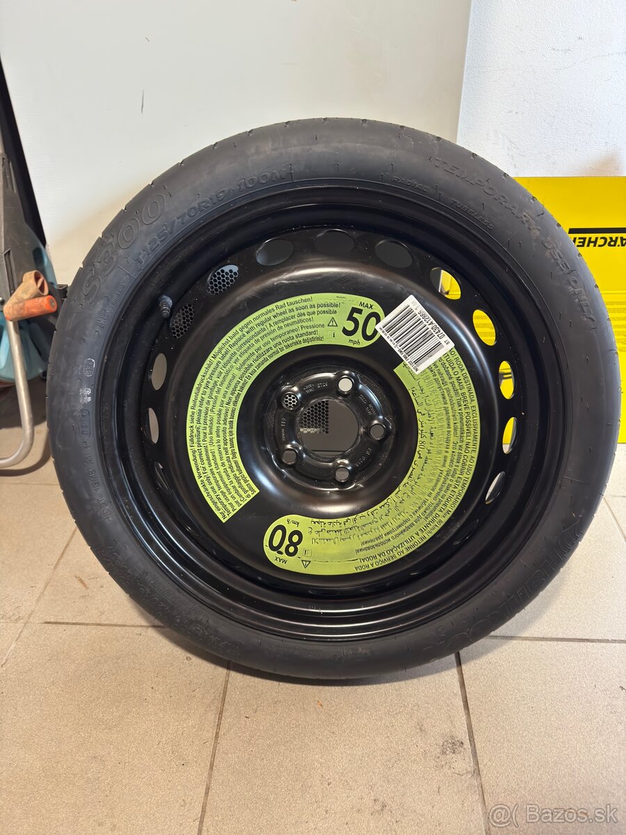 Dojazdová rezerva audi