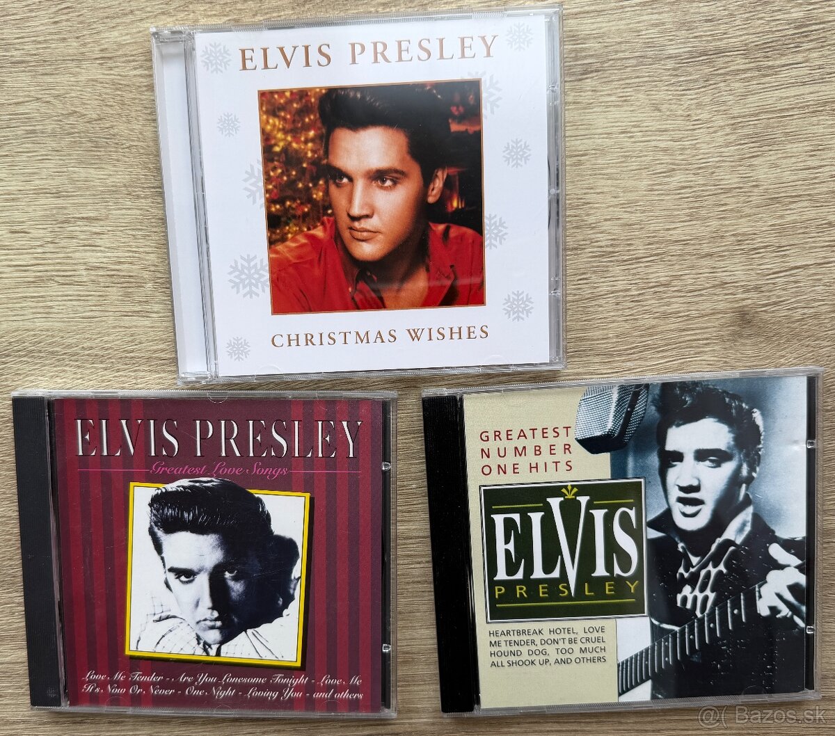 Cdčka 3x Elvis Presley za 25€
