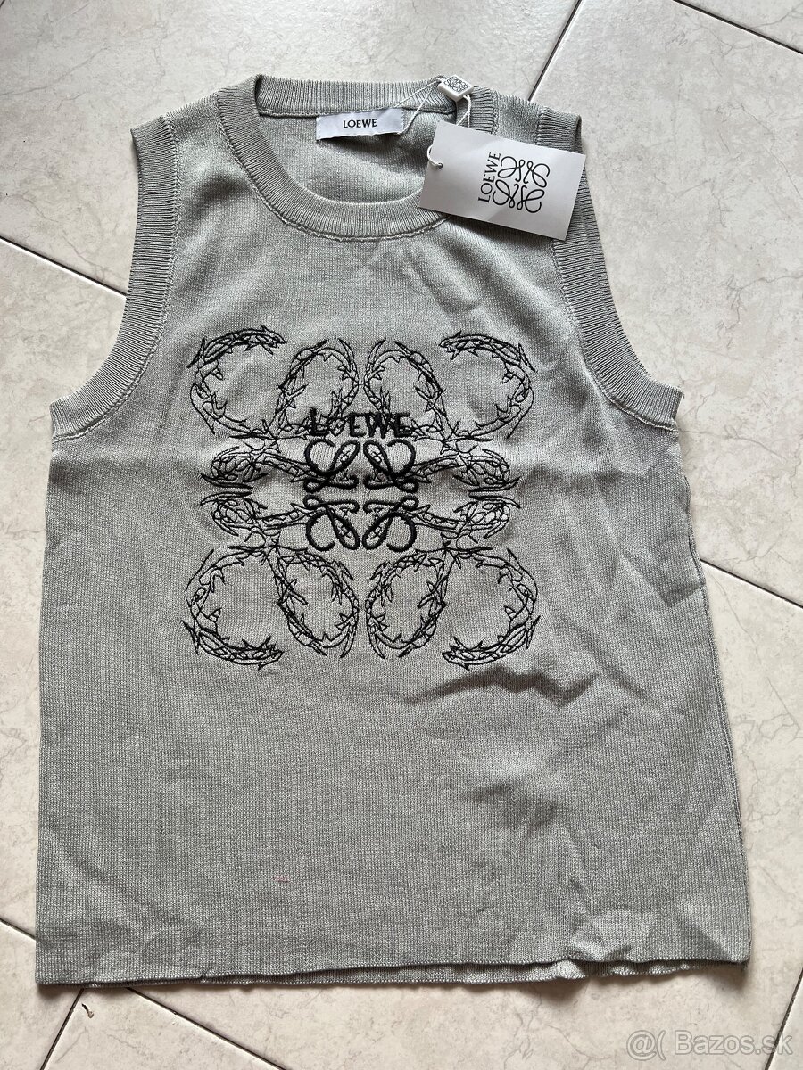 Dámsky sivy top Loewe