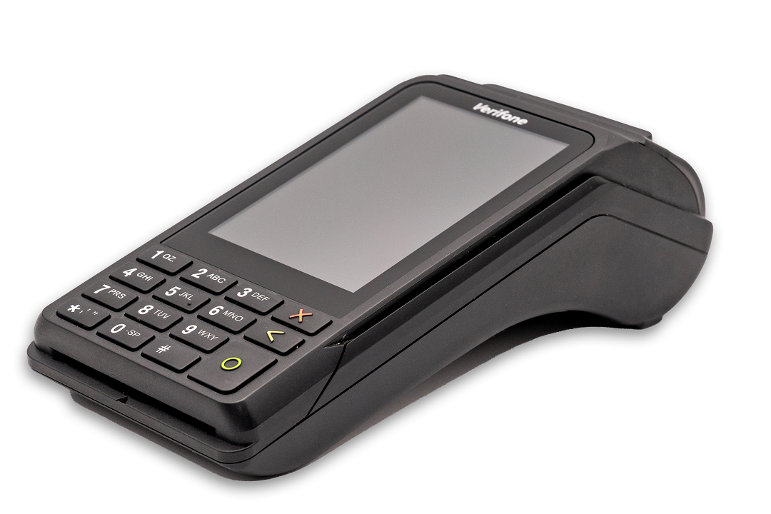 Platobný terminál Verifone v240m top stav